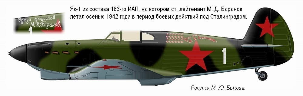 ��-1 ���������� �. �. �������� �� 183-�� ���, ����� 1942 �.