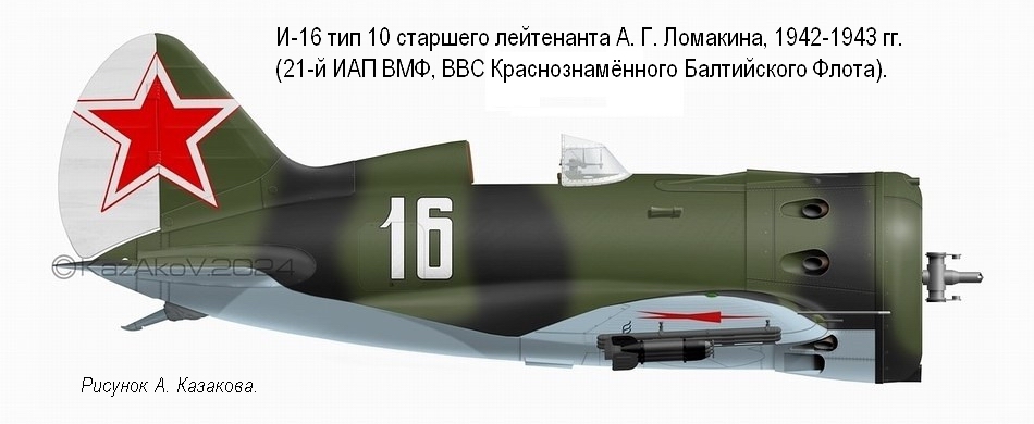 �-16 ��� 10 ��. ���������� �. �. ��������. 21-� ��� ���, 1942-1943 ��.