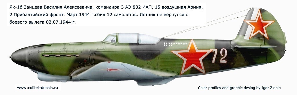 ��-1� �������� �. �. ������� ������� 832-�� ���, ���� 1944 �.