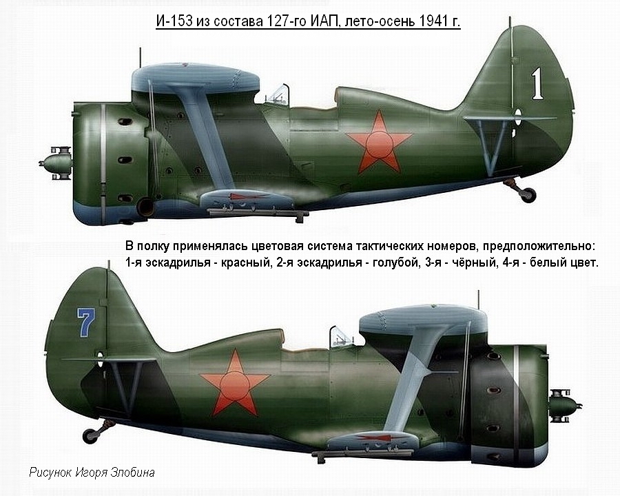 �-153 �� ������� 127-�� ���, ����-����� 1941 �.