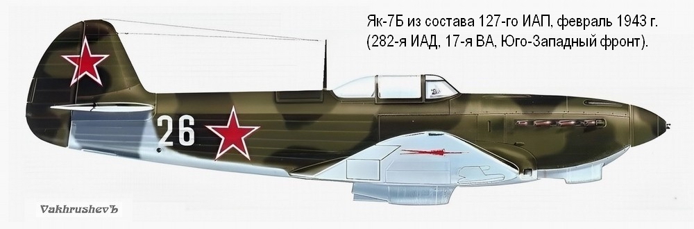 ��-7� �� ������� 127-�� ���, ������� 1943 �.