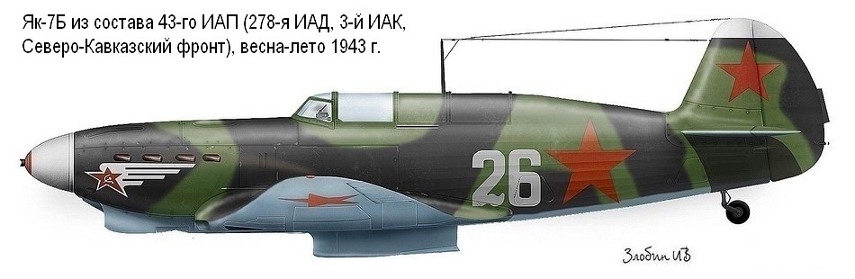 ��-7� �� ������� 43-�� ���, �����-���� 1943 �.