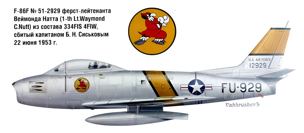 �-86� ������ ��������� �. �. ��������� � ��� 22 ���� 1953 �.