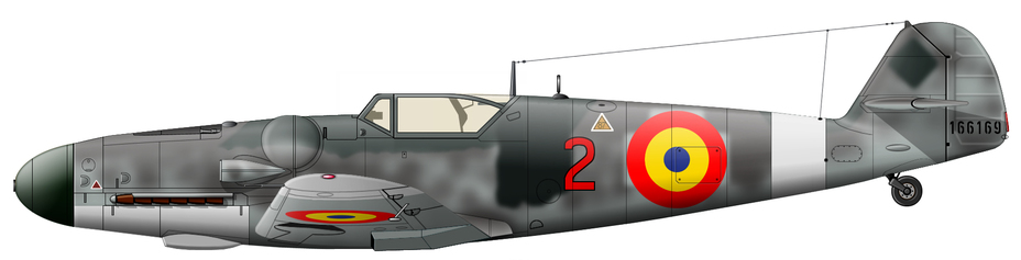 Bf 109G-6 ��������� ������������ (W.Nr. 166169) �� ������� 9-� �������������� ������, �� ������� ������� ����������� ��� ���� � ��������� ��� 25 ������� 1945 ����. ������ ���� ����������� �������� �������� RLM 74/75/76, ����� �������� �������� ����������� ��������� ������ � �������� ������������ � ���� ����� (��� �� ������) ������� ������������ ������ - ����� �������� ����: �����, �������, ��������, ����������� | Warspot.ru