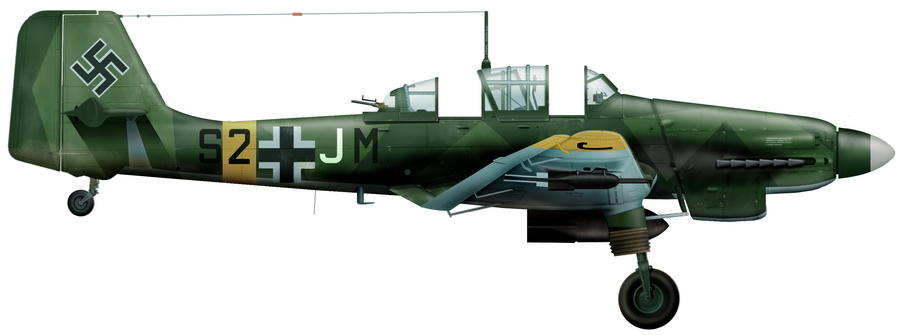 �������������� ������� Ju 87D-3 �� ������ 4./StG 77 � ��� �������� ������� �� ������ 5./StG 77 ����� ������ ������� ������ 11 ������� 1943 ����. �������� ����� ������ - ������ � ��������� ����� ������ | Warspot.ru