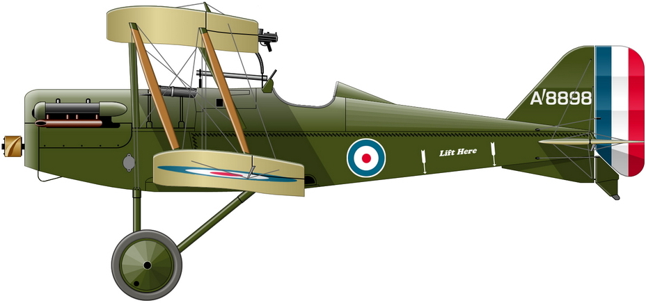 ����������� S.E.5 � �������� ������� A8898, ���������� 56-� ����������� 1 ��� 1917 ���� � ����� �� ������� ������������ �������� ����� ������ ������������� � ������ ����� A4850. �� ��� �� ������� ���� ����� - ������� � ������� ������� | Warspot.ru
