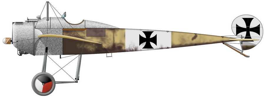 ������� E.IV � �������� ������� E123/15 �� ��������� �� ���� 1916 ����, �� ����� ������ ������ � KEK Jametz � ������������ KEK Sivry - ������� �������� | Warspot.ru