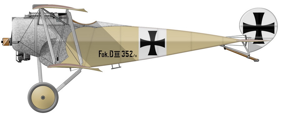������� D.III � �������� ������� D352/16, ����� ������ ��� ��������� ��������� ������ � ������������ � ����� - ������� �������� | Warspot.ru