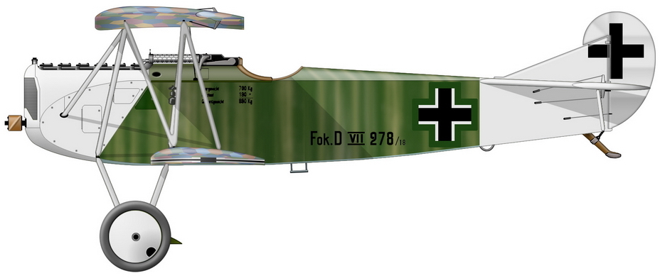 ������� D.VII � �������� ������� D278/18, �� ������� ������ ����� � ����� ��� �� ����� ���� 1918 ���� � ������� ��� ������ - ������ ����� ���������� ������� | Warspot.ru