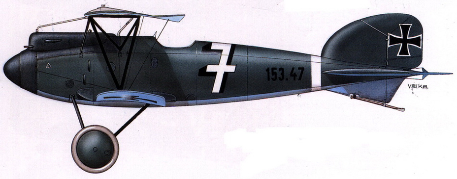 ���������� D.III (Oef) � �������� �153.47, �� ������� ��� ����� � ������ 1917 ���� (��������: ������ HPM � 12/1996) - ���������� ������� ������ ���� | Warspot.ru