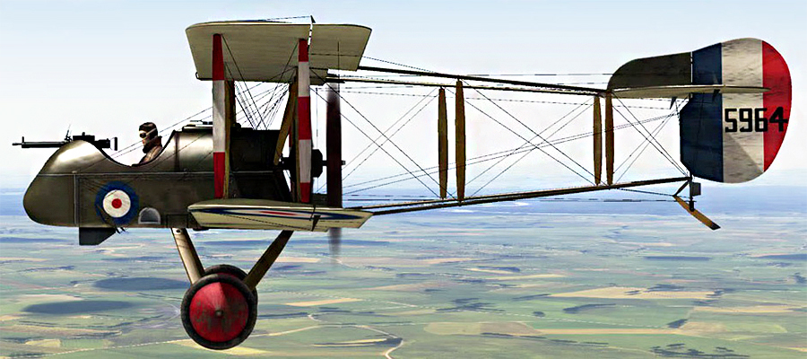 ����������� ����� �� ����������� ������ ��� ���� Rise of Flight, ������������ ����������� DH.2 �������� � 5964, �������������� ������ �A� 24-� ���������� RFC, �� ������� ����� ����� �����. ���������� ����� �������� ����������, ������� ��� �� ����� ��� �������������. �������� ������� ������, ������ �����, ���������� �� ��� ������ ������ � ������������� ����� ����� �� ��������� ������� (http://riseofflight.com) - 23 ������ 1916 ����: ��������� ������ ������ | ������-������������ ������ Warspot.ru
