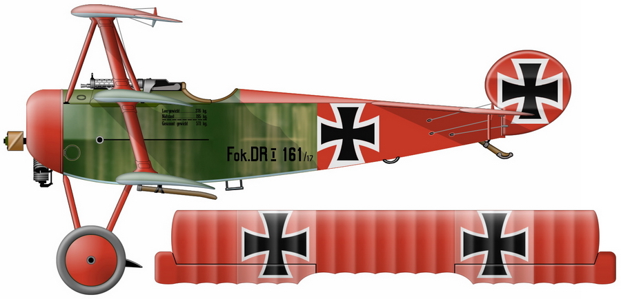 ������� Dr.I � �������� ������� Dr161/17 �� ��������� �� ���� 1918 ����. ��� ��� ���� �� ������������ ������������ ��������, �� ����� �� ��� ���� �����. �� ���������� ������� ����������� �������������� � 11-� ���������� �������� ������ �� ������, ������ � ������� ����� - ������, ���� �������� ������ | Warspot.ru