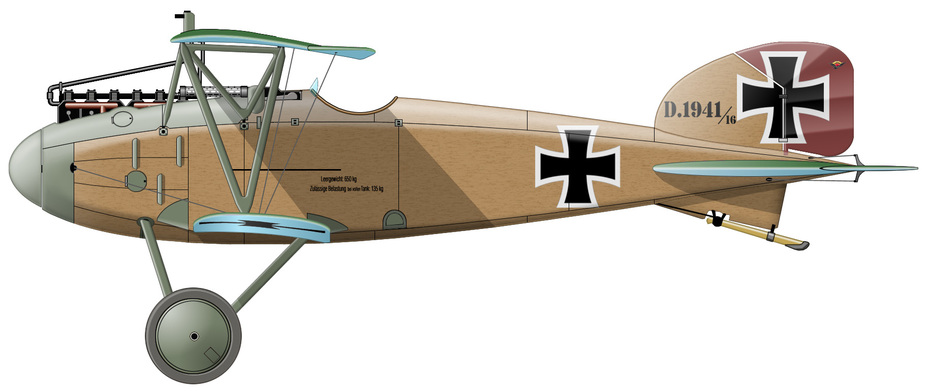Albatros D.III (�������� ����� D1941/16) �� 15-� �������������� ����������, ������� � ������ 1917 ���� ���� ������������ ������������ ���������� ����� - ������ ����� ���������� | Warspot.ru